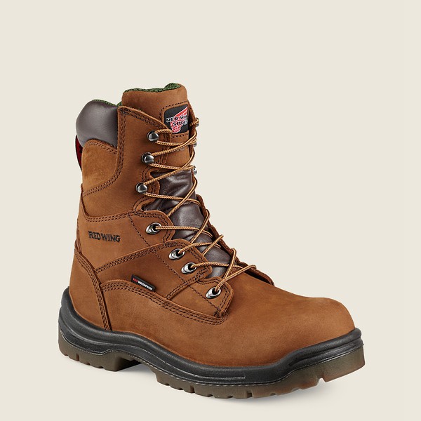 Bottes de Sécurité Red Wing - King Toe® - 8-Inch Waterproof Toe - Marron - Homme 416BSLTGY